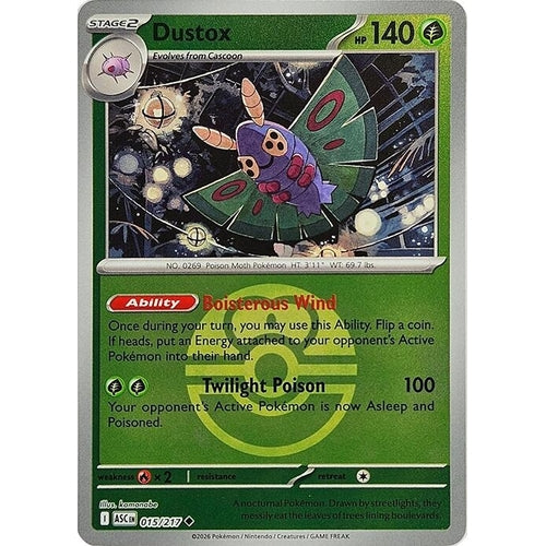 Image for Dustox - 015/217 (Love Ball) (015/217) (ME: Ascended Heroes) - Pokemon