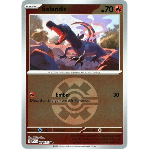 Image for Salandit (Quick Ball) (034/217) (ME: Ascended Heroes) - Pokemon