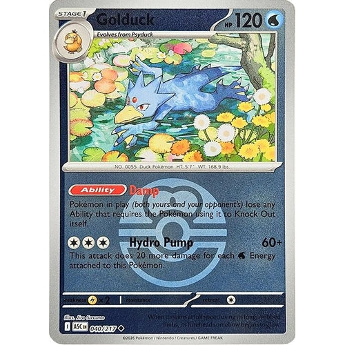 Image for Golduck (Love Ball) (040/217) (ME: Ascended Heroes) - Pokemon