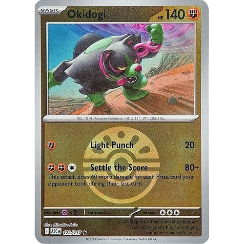 Image for Okidogi (Friend Ball) (122/217) (ME: Ascended Heroes) - Pokemon