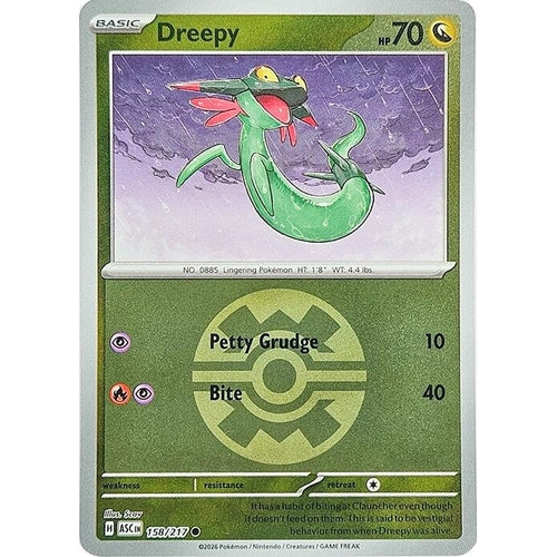 Image for Dreepy - 158/217 (Quick Ball) (158/217) (ME: Ascended Heroes) - Pokemon