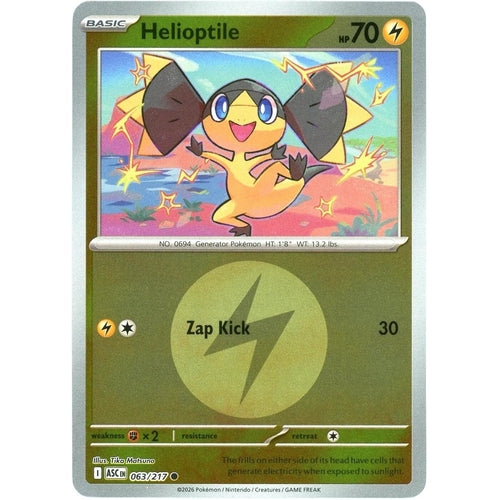 Image for Helioptile (Energy Symbol Pattern) (063/217) (ME: Ascended Heroes) - Pokemon