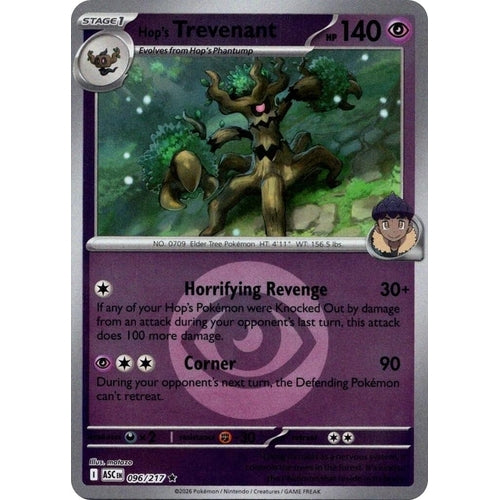 Image for Hop's Trevenant - 096/217 (Energy Symbol Pattern) (096/217) (ME: Ascended Heroes) - Pokemon