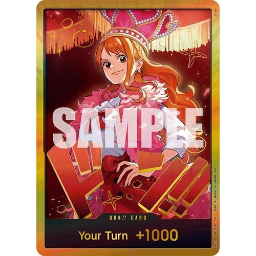 Image for DON!! Card (Nami) (Gold) (Extra Booster: One Piece Heroines Edition) - One Piece Card Game