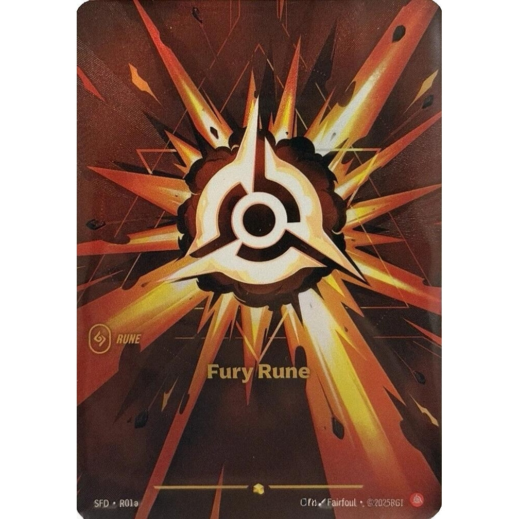 Fury Rune (Alternate Art) (R01a) (Spiritforged) - PokéBox Australia