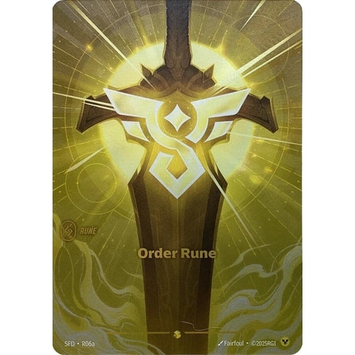 Order Rune (Alternate Art) (R06a) (Spiritforged) - PokéBox Australia