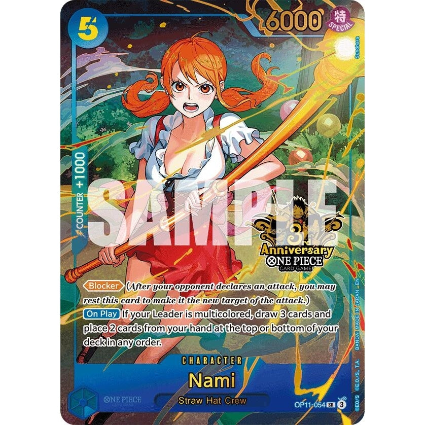 Image for Nami (Japanese Version 3rd Anniversary Set) (OP11-054) (One Piece Promotion Cards) - One Piece Card Game