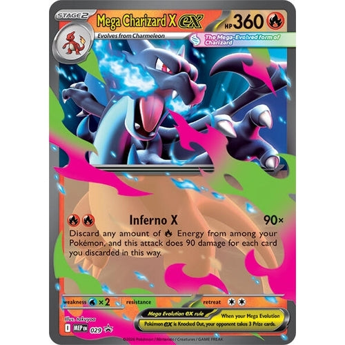 Image for Mega Charizard X ex - 029 (029) (ME: Mega Evolution Promo) - Pokemon