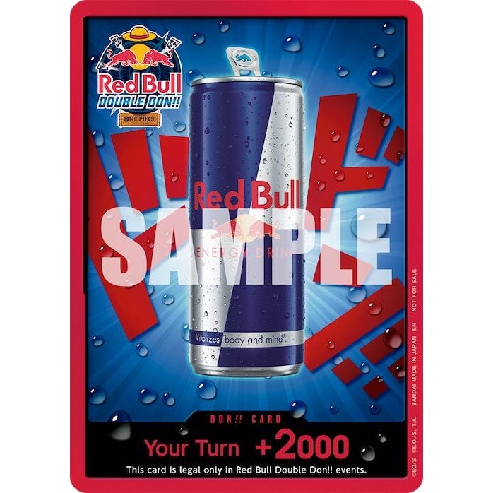 Image for DON!! Card (Red Bull Double Don!!) (One Piece Promotion Cards) - One Piece Card Game