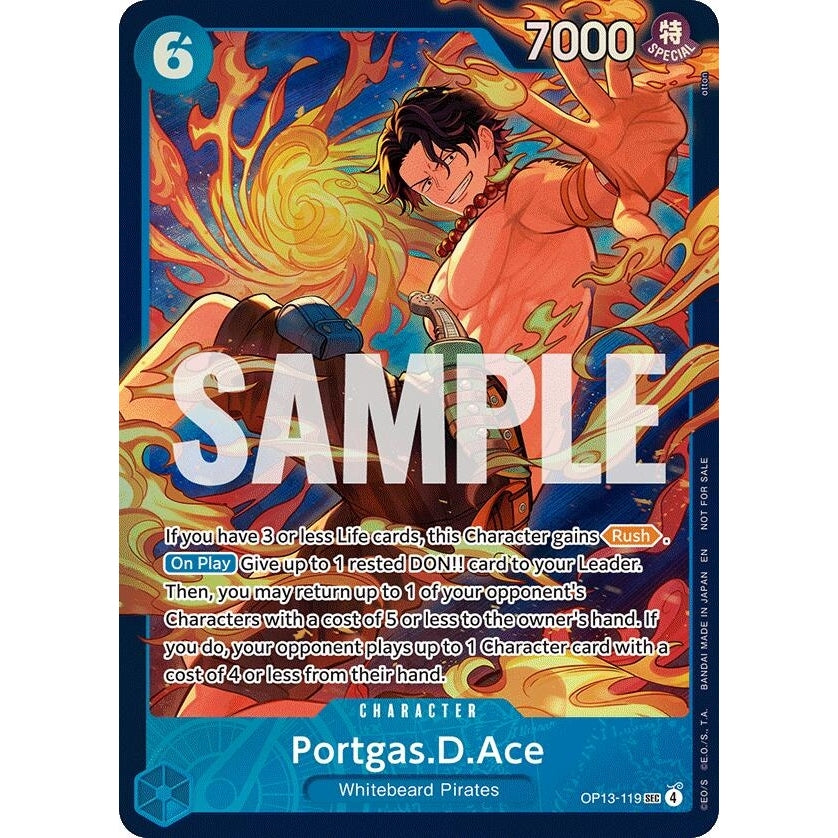 Image for Portgas.D.Ace (119) (Treasure Cup 2026) (Store) (OP13-119) (One Piece Promotion Cards) - One Piece Card Game