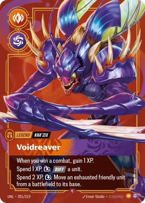 Image for Kha'Zix - Voidreaver (201/219) (Unleashed) - Riftbound: League of Legends Trading Card Game