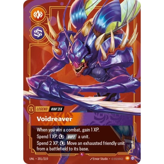 Image for Kha'Zix - Voidreaver (201/219) (Unleashed) - Riftbound: League of Legends Trading Card Game