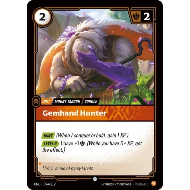 Image for Gemhand Hunter (094/219) (Unleashed) - Riftbound: League of Legends Trading Card Game