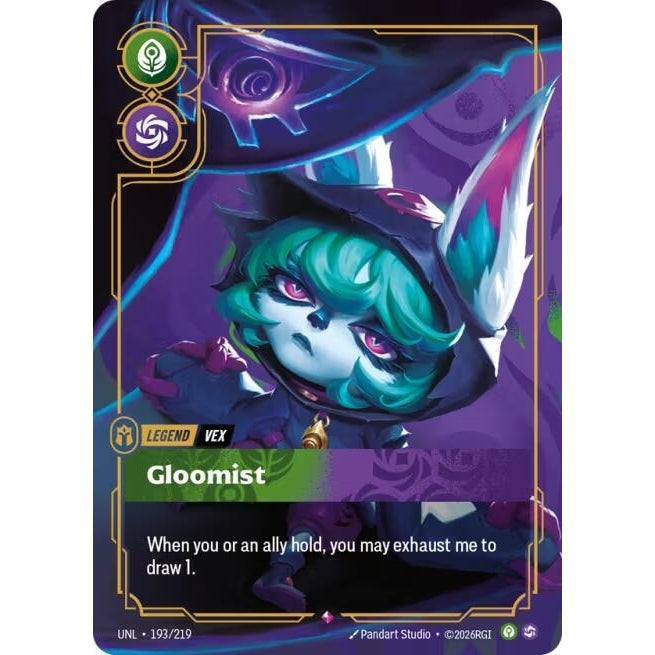 Image for Vex - Gloomist (193/219) (Unleashed) - Riftbound: League of Legends Trading Card Game