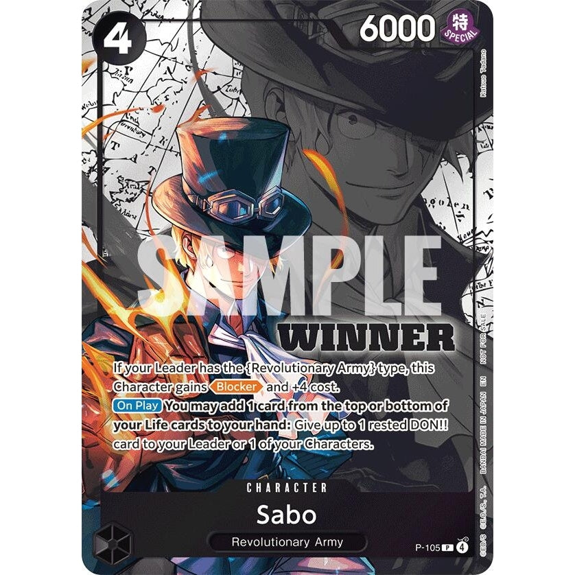 Image for Sabo (Winner Pack 2026 Vol. 2) (P-105) (One Piece Promotion Cards) - One Piece Card Game
