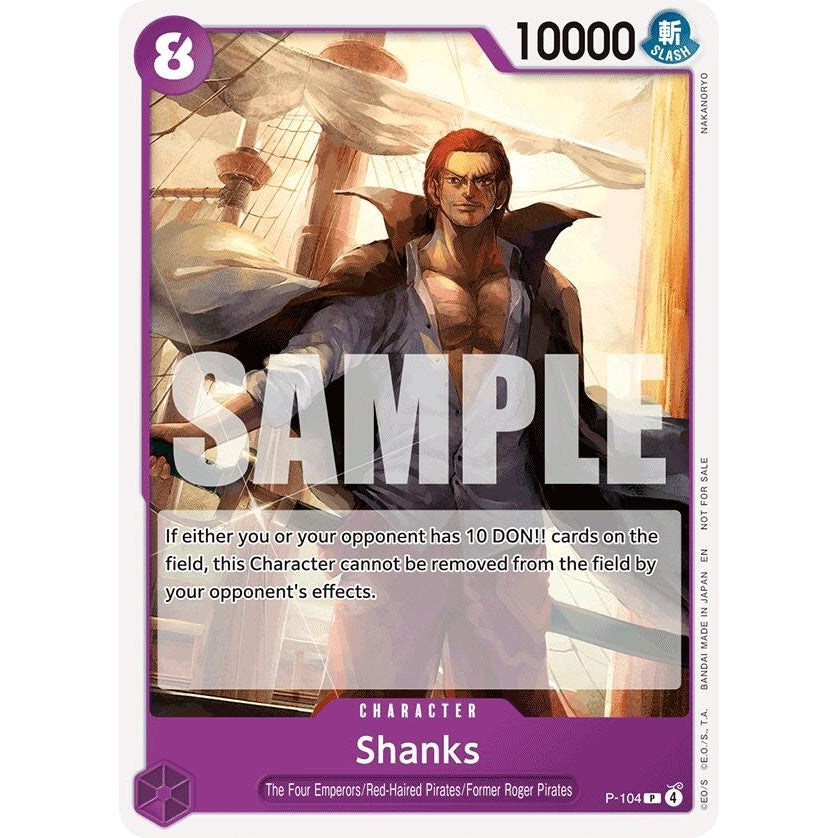 Image for Shanks (Tournament Pack 2026 Vol. 2) (P-104) (One Piece Promotion Cards) - One Piece Card Game