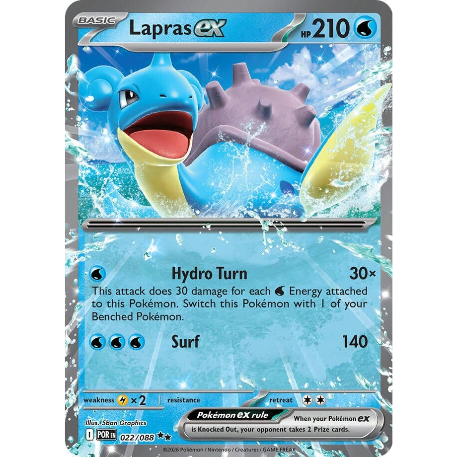 Image for Lapras ex (022/088) (ME03: Perfect Order) - Pokemon