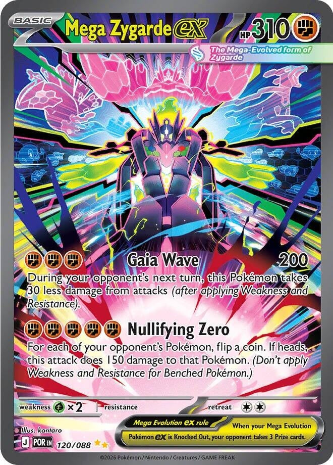 Image for Mega Zygarde ex (120/088) (ME03: Perfect Order) (POR) - Pokemon