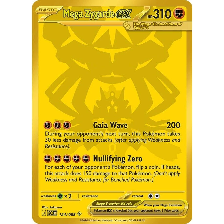 Image for Mega Zygarde ex (124/088) (ME03: Perfect Order) - Pokemon