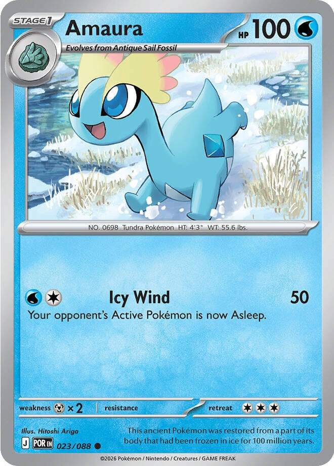 Image for Amaura (023/088) (ME03: Perfect Order) (POR) - Pokemon