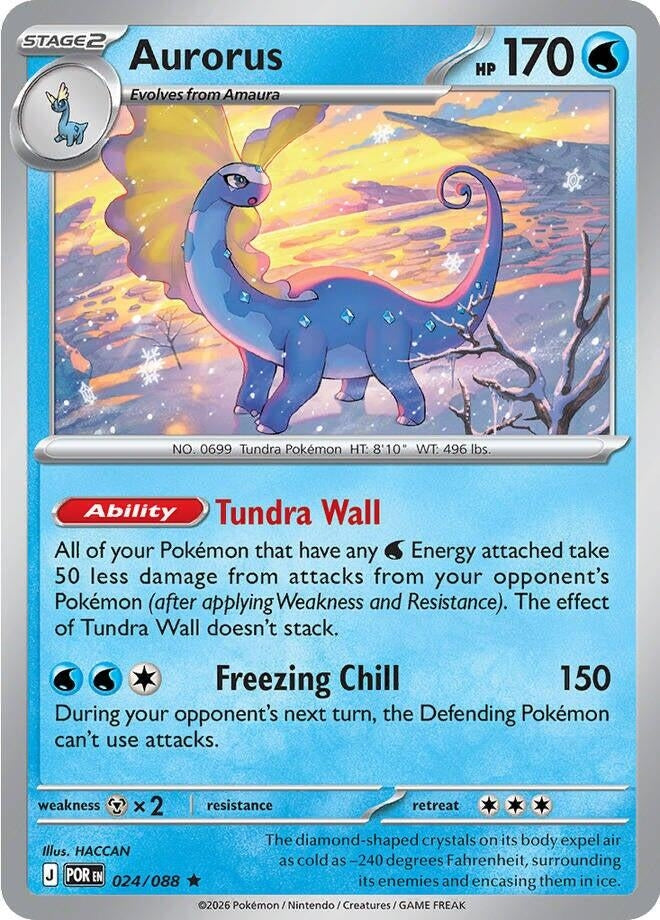 Image for Aurorus (024/088) (ME03: Perfect Order) (POR) - Pokemon