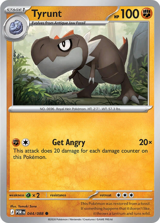 Image for Tyrunt (044/088) (ME03: Perfect Order) (POR) - Pokemon