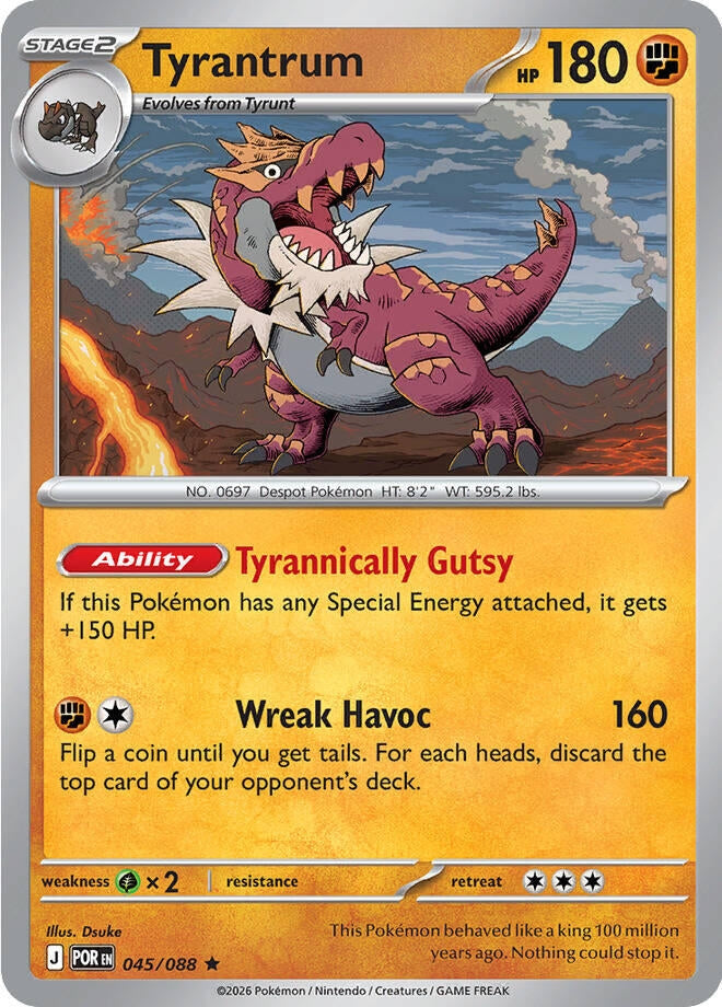 Image for Tyrantrum (045/088) (ME03: Perfect Order) (POR) - Pokemon
