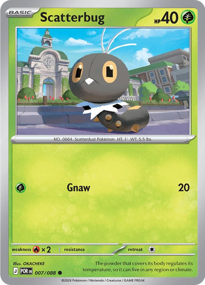 Image for Scatterbug (007/088) (ME03: Perfect Order) (POR) - Pokemon