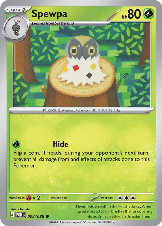Image for Spewpa (008/088) (ME03: Perfect Order) (POR) - Pokemon