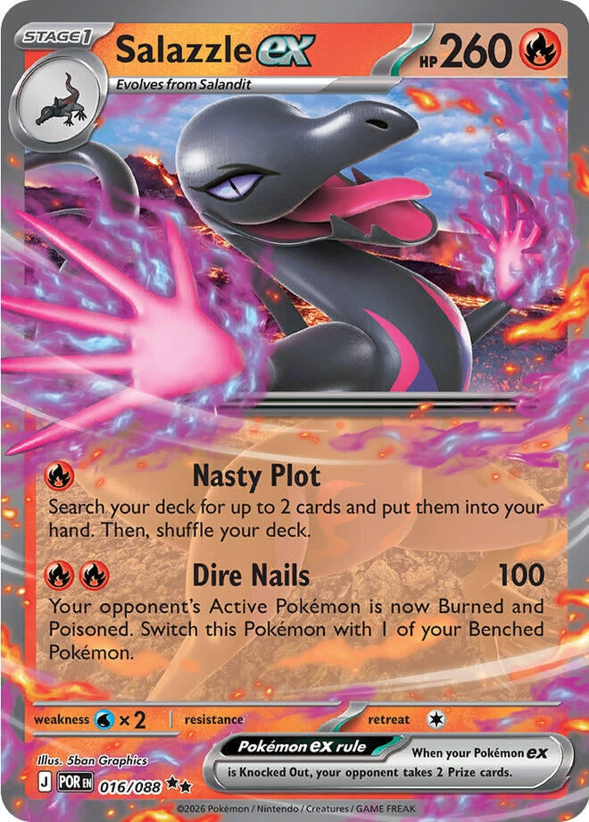 Image for Salazzle ex (016/088) (ME03: Perfect Order) (POR) - Pokemon