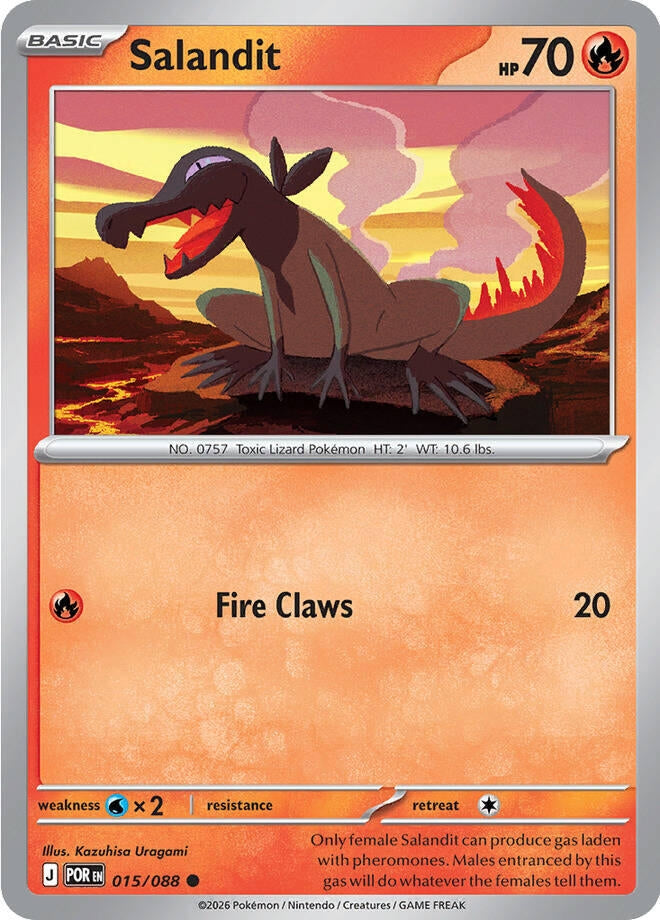 Image for Salandit (015/088) (ME03: Perfect Order) (POR) - Pokemon