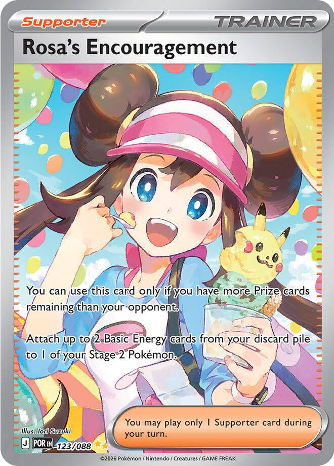 Image for Rosa's Encouragement (123/088) (ME03: Perfect Order) (POR) - Pokemon