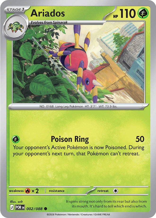 Image for Ariados (002/088) (ME03: Perfect Order) (POR) - Pokemon