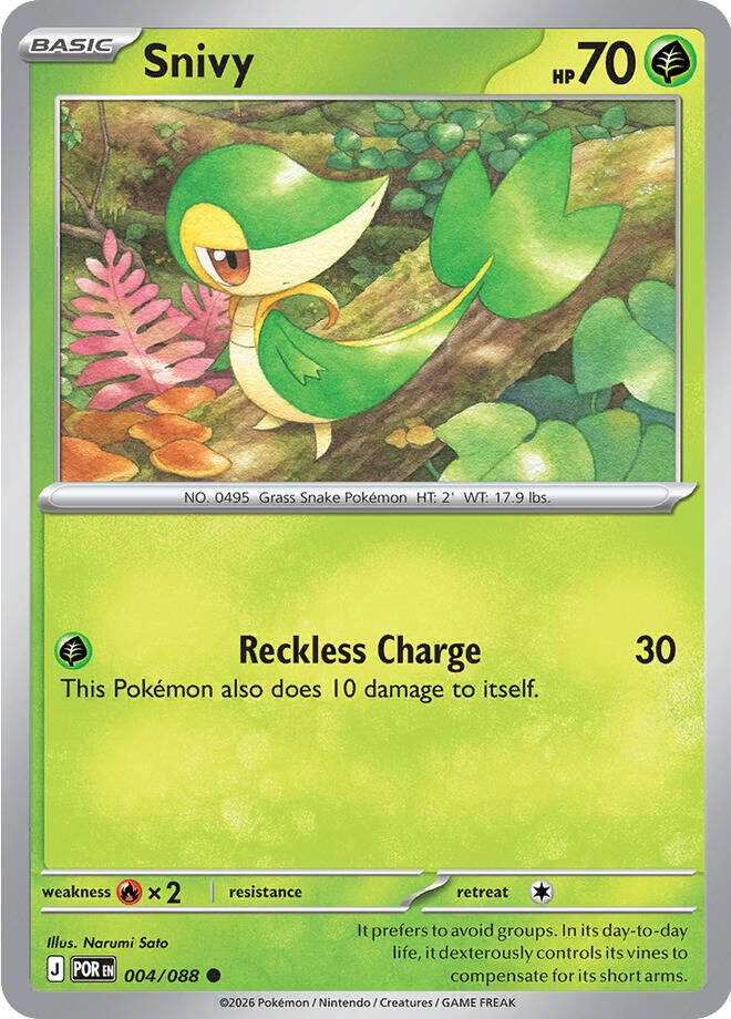 Image for Snivy (004/088) (ME03: Perfect Order) (POR) - Pokemon