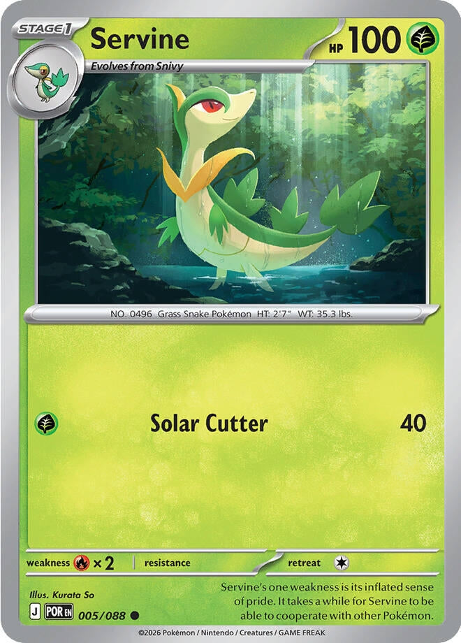 Image for Servine (005/088) (ME03: Perfect Order) (POR) - Pokemon