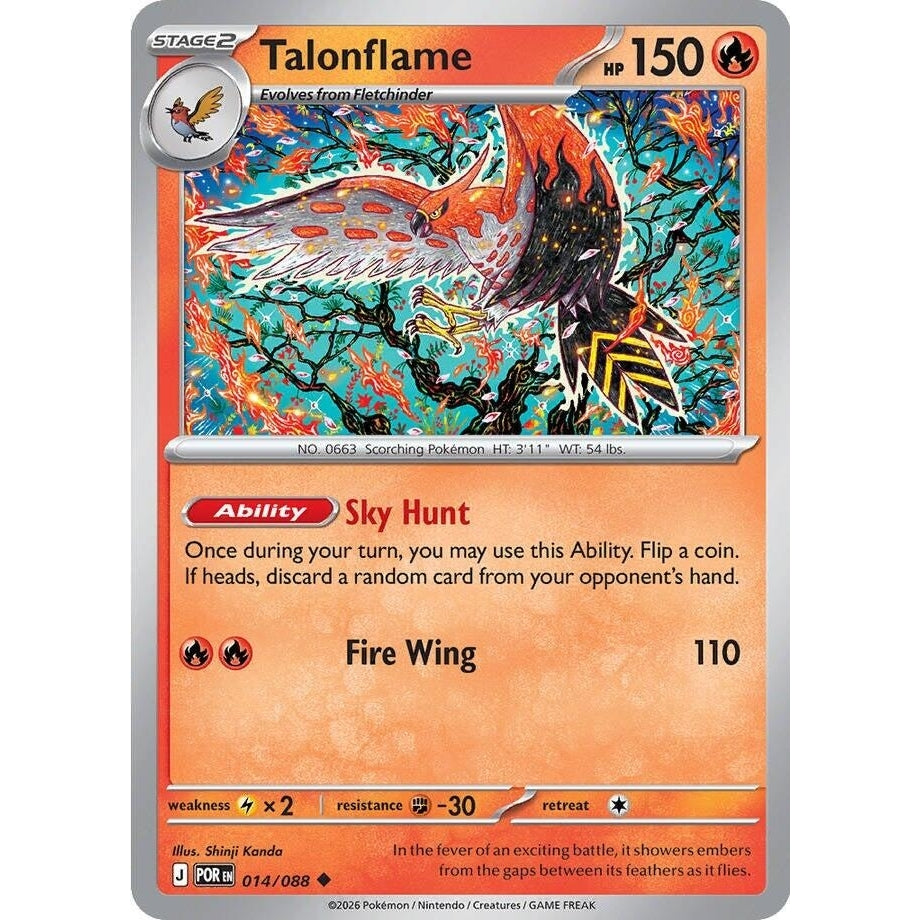 Image for Talonflame (014/088) (ME03: Perfect Order) - Pokemon