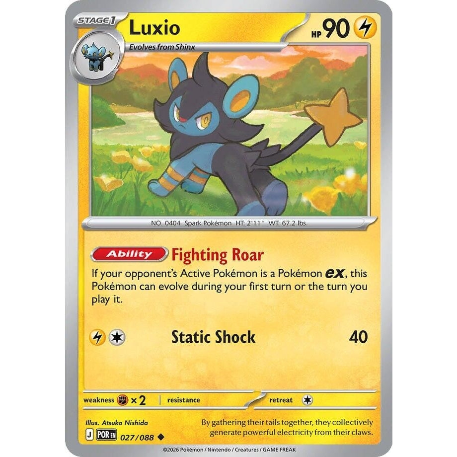 Image for Luxio (027/088) (ME03: Perfect Order) - Pokemon