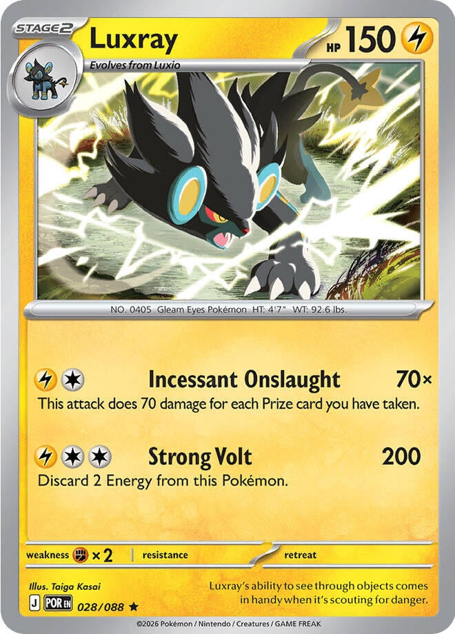 Image for Luxray (028/088) (ME03: Perfect Order) (POR) - Pokemon