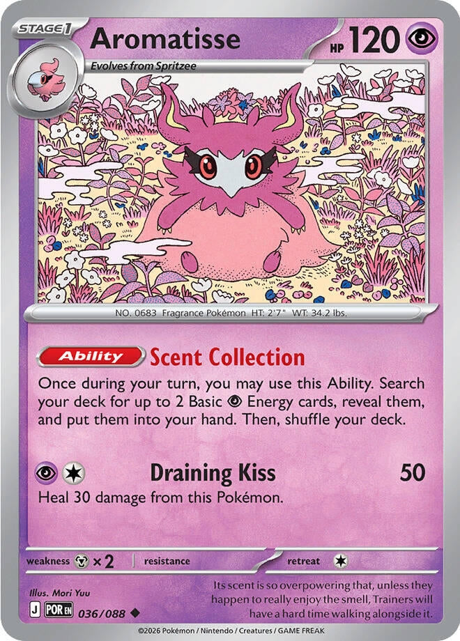 Image for Aromatisse (036/088) (ME03: Perfect Order) (POR) - Pokemon