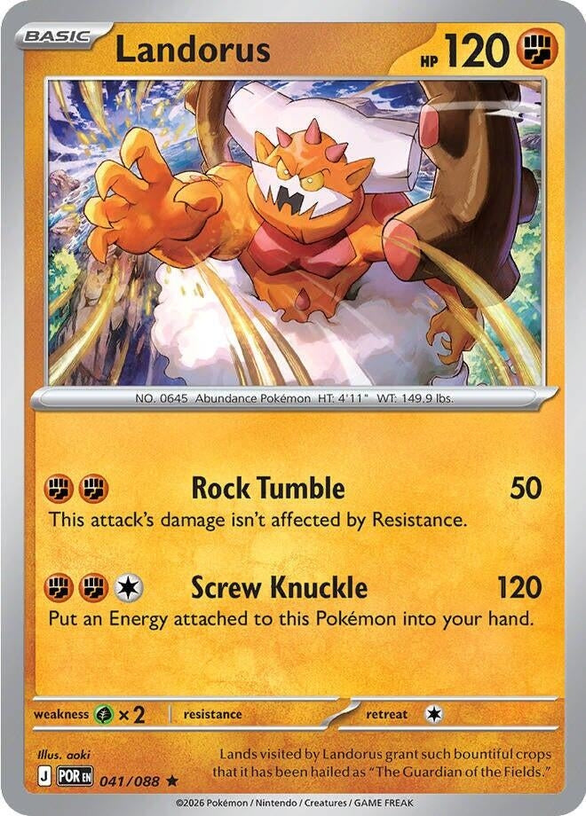 Image for Landorus (041/088) (ME03: Perfect Order) (POR) - Pokemon