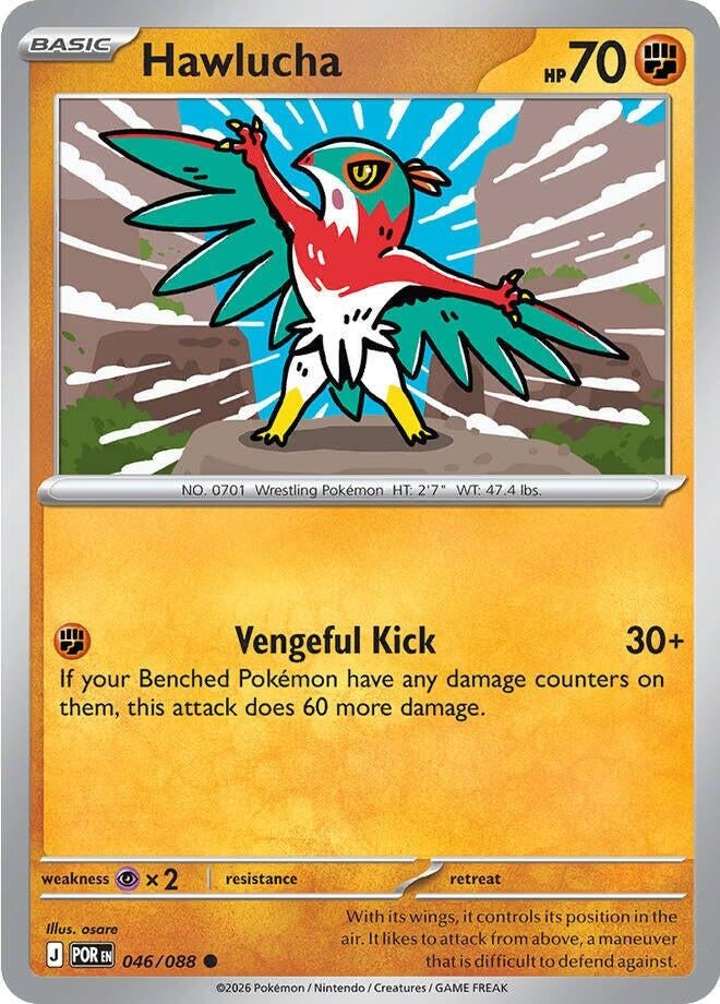 Image for Hawlucha (046/088) (ME03: Perfect Order) (POR) - Pokemon