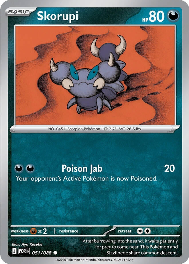 Image for Skorupi (051/088) (ME03: Perfect Order) (POR) - Pokemon