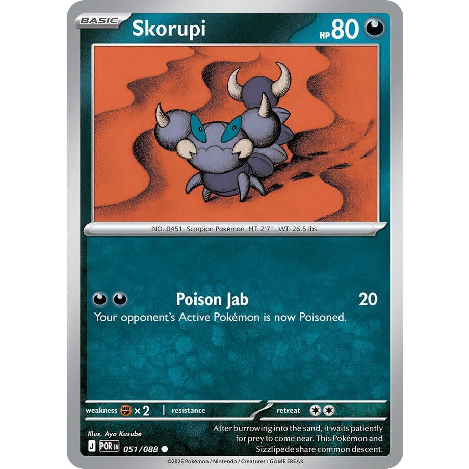 Image for Skorupi (051/088) (ME03: Perfect Order) - Pokemon
