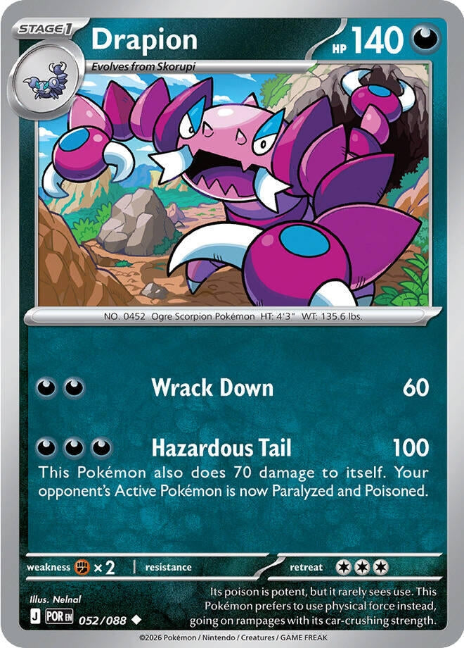Image for Drapion (052/088) (ME03: Perfect Order) (POR) - Pokemon