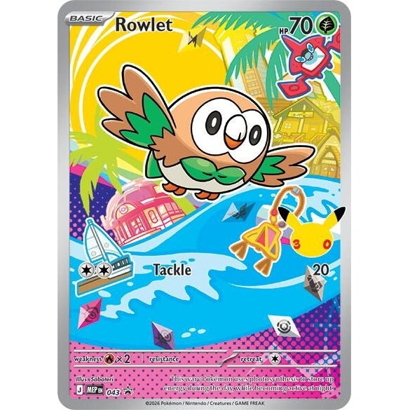 Image for Rowlet - 043 (043) (ME: Mega Evolution Promo) - Pokemon