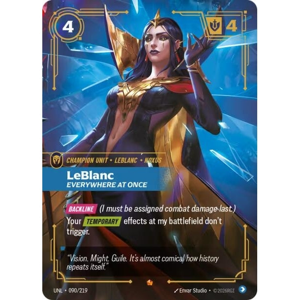 Image for LeBlanc - Everywhere At Once (090/219) (Unleashed) - Riftbound: League of Legends Trading Card Game
