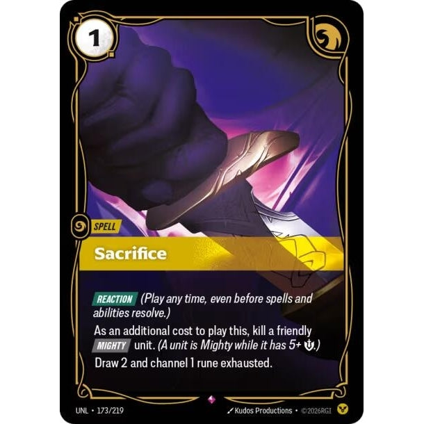 Image for Sacrifice (173/219) (Unleashed) - Riftbound: League of Legends Trading Card Game
