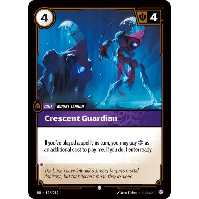 Image for Crescent Guardian (122/219) (Unleashed) - Riftbound: League of Legends Trading Card Game