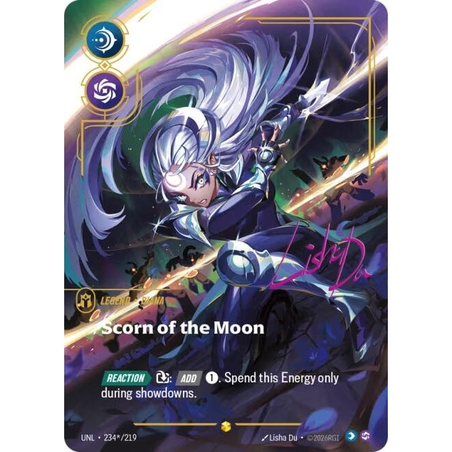 Image for Diana - Scorn of the Moon (Signature) (234*/219) (Unleashed) - Riftbound: League of Legends Trading Card Game