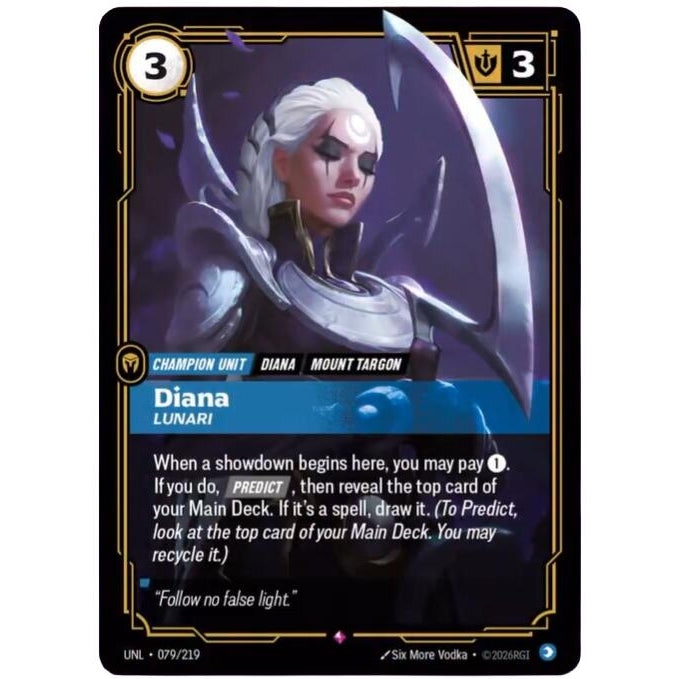 Image for Diana - Lunari (079/219) (Unleashed) - Riftbound: League of Legends Trading Card Game